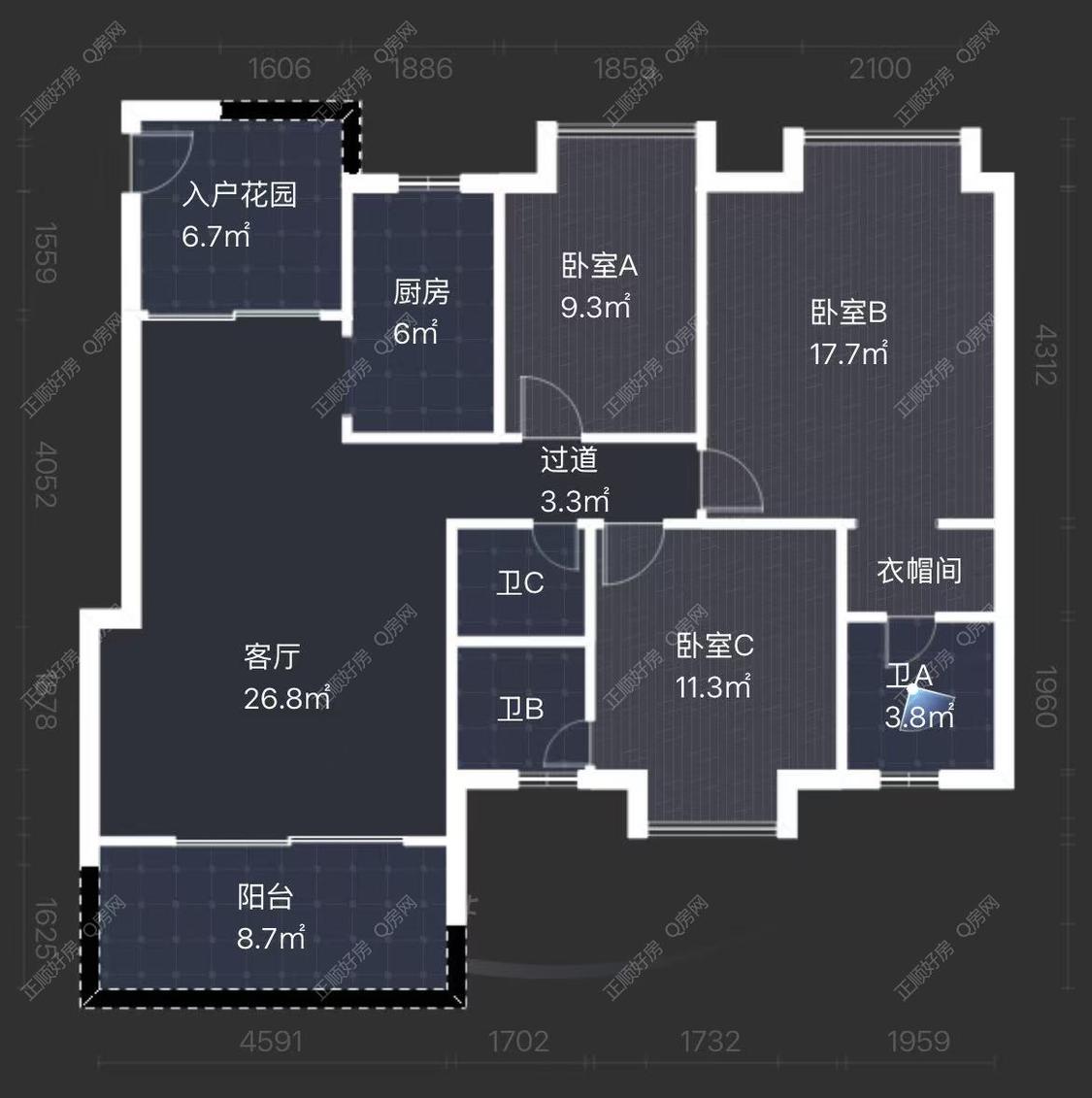 整租·正邦岭秀城