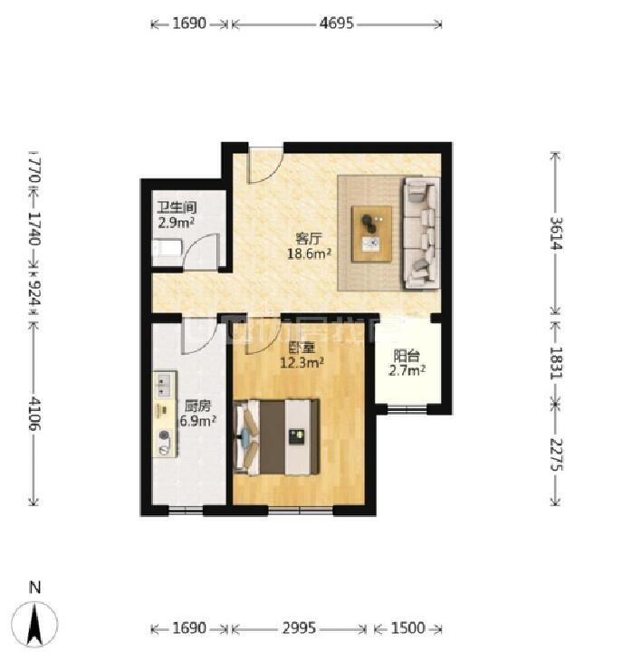 整租·保利紫荆香谷
