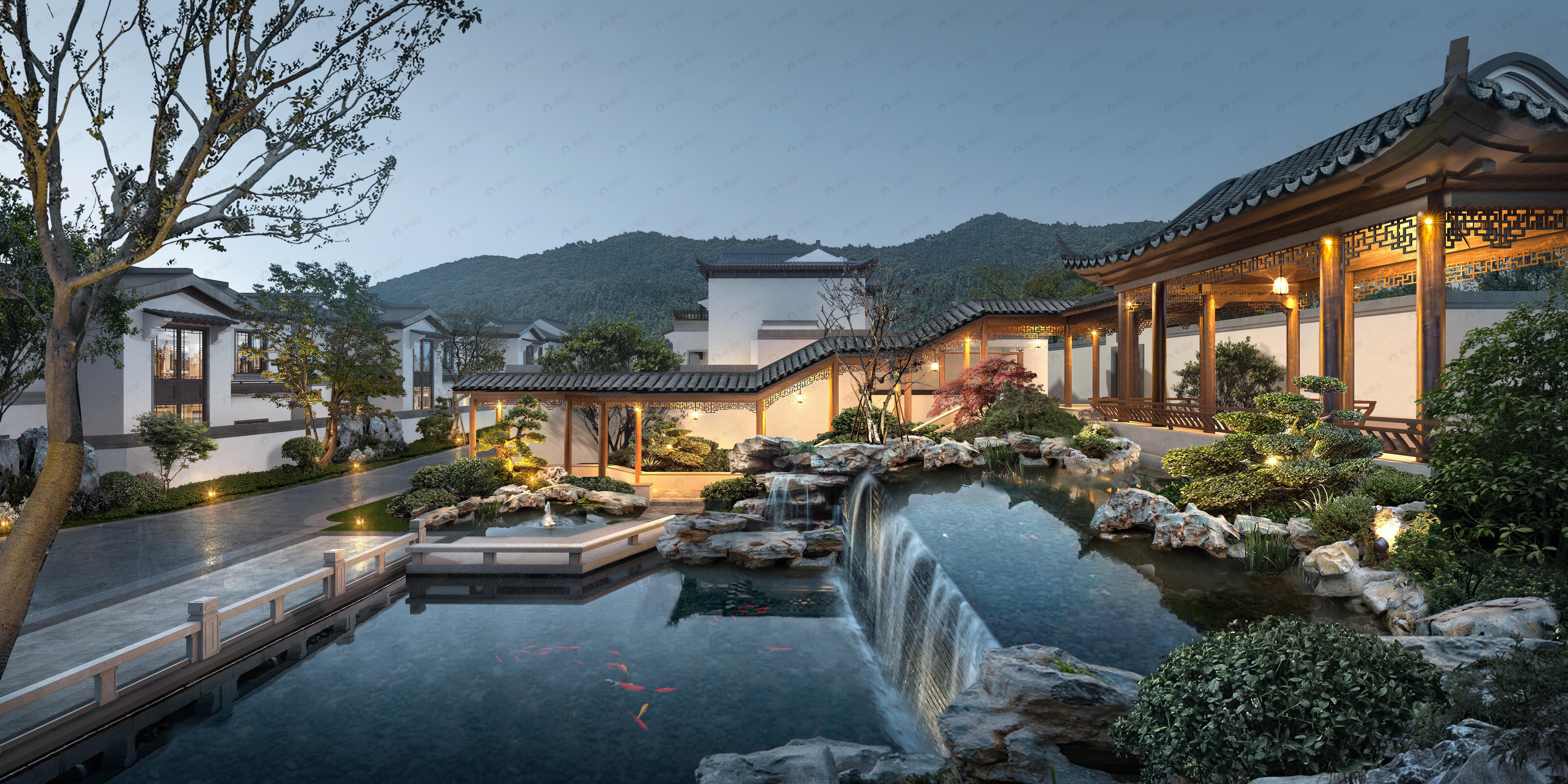 大华春山明月效果图