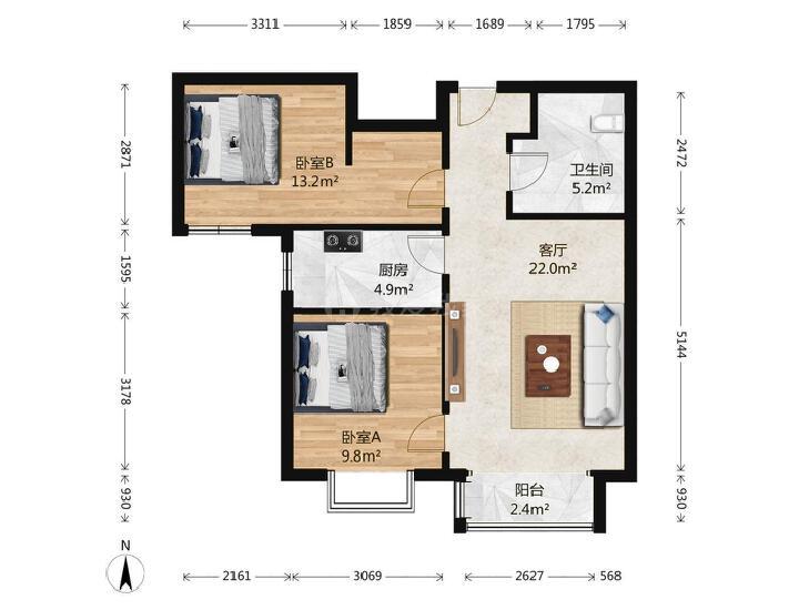 整租·首开熙悦山(熹园)