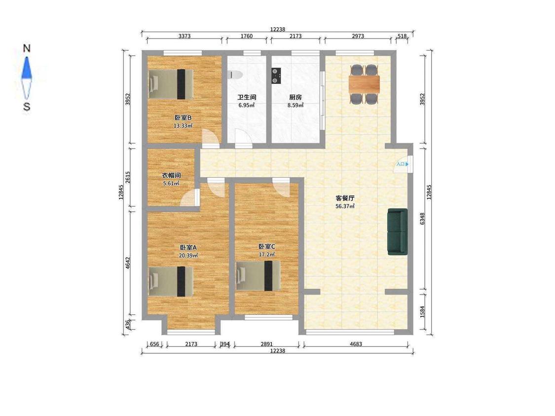 整租·东方圣荷西