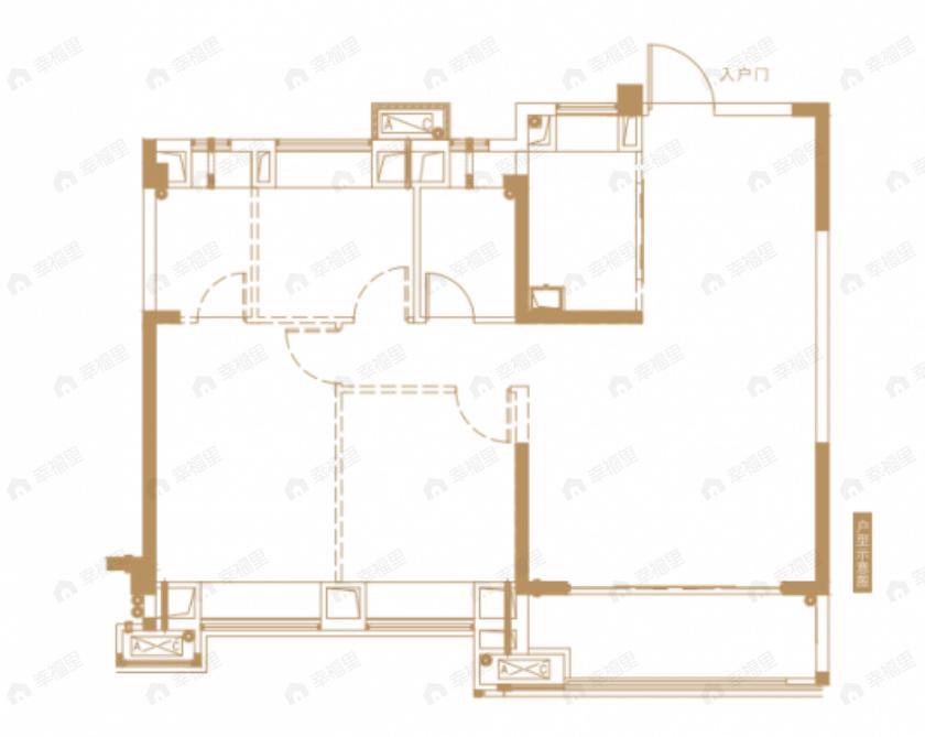 阳光城融侨榕心锦江3室2厅2卫户型图