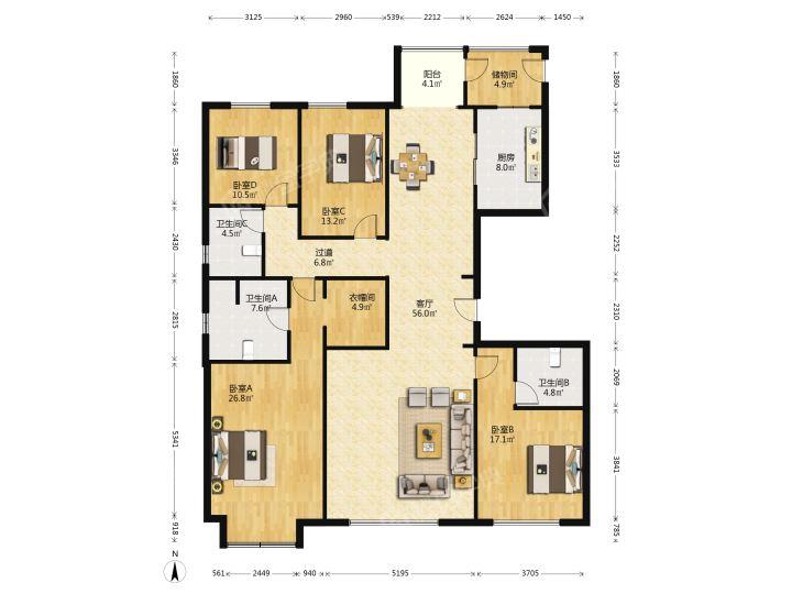 整租·学府壹号院