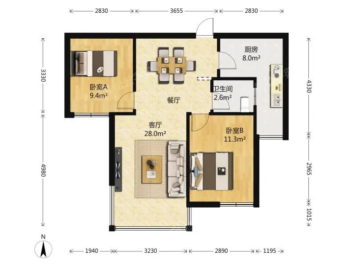 整租·清江泓景