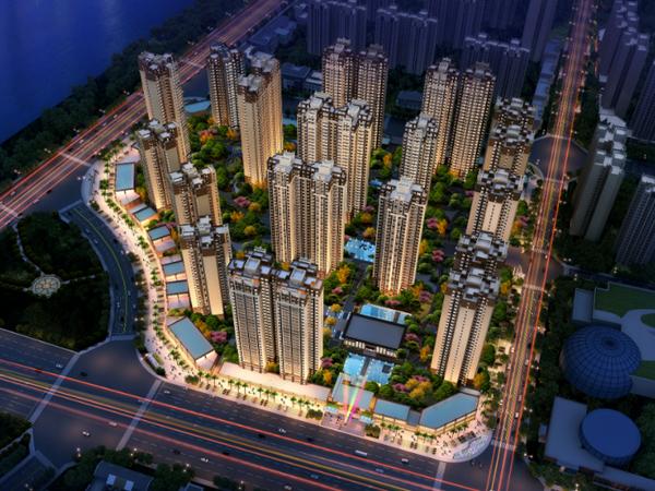 正黄金域香江效果图
