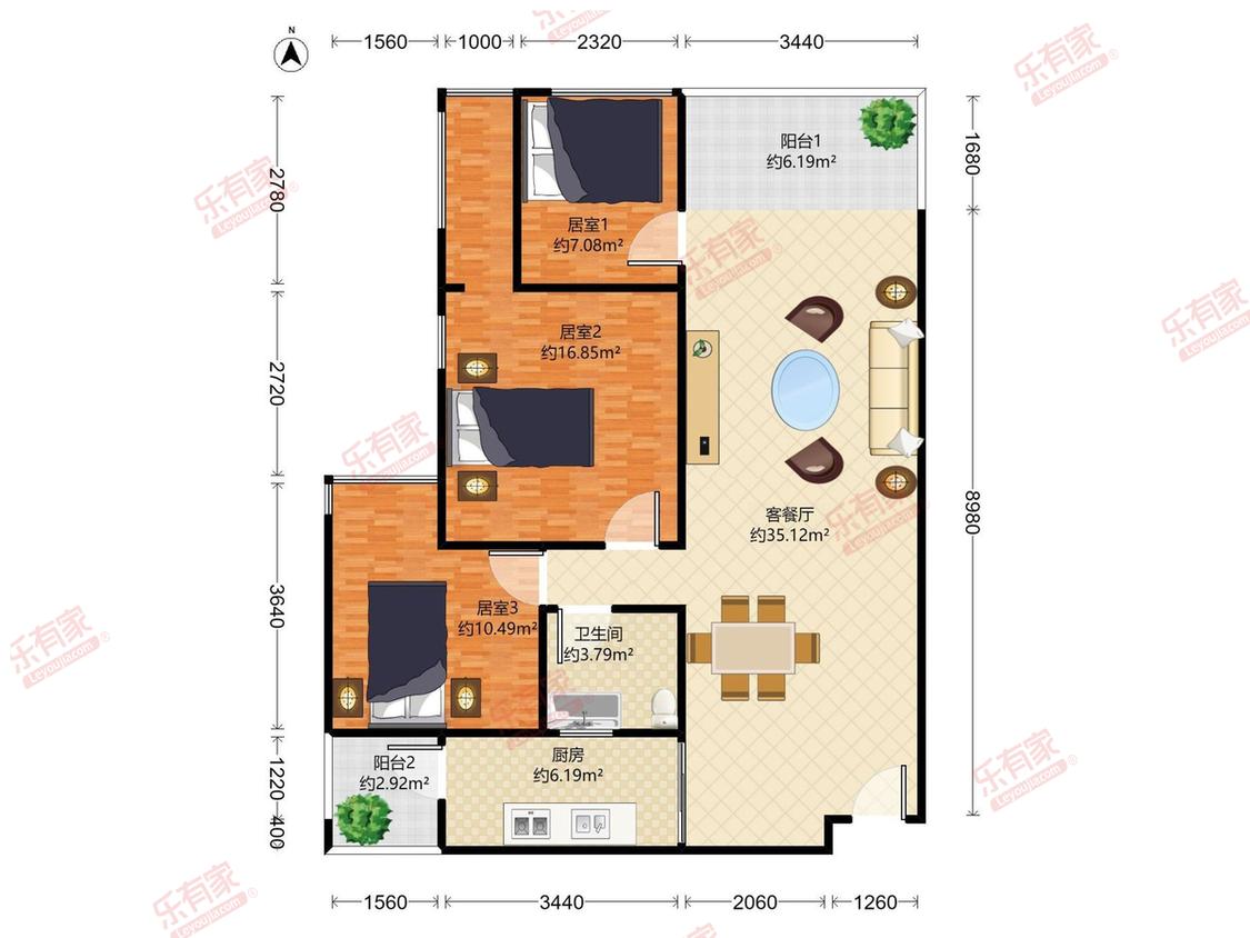 整租·佳兆业可园(六期)