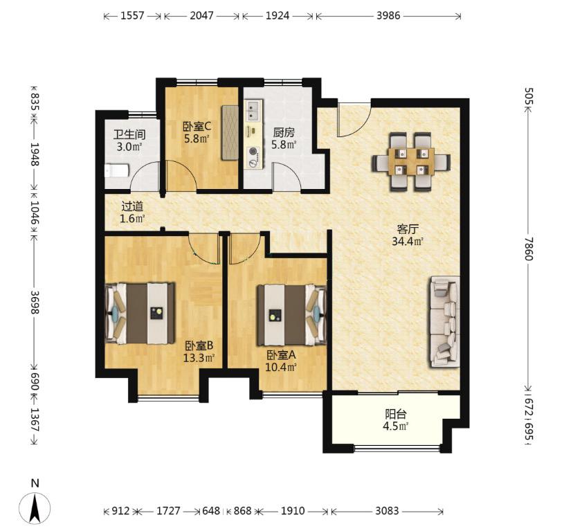 整租·万科海上传奇