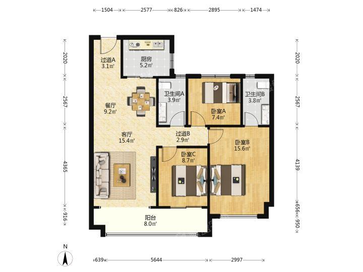 整租·碧桂园凤凰城(豪园)