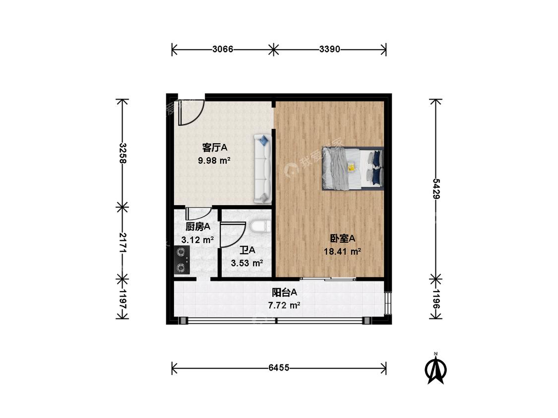 整租·锦园(北里)
