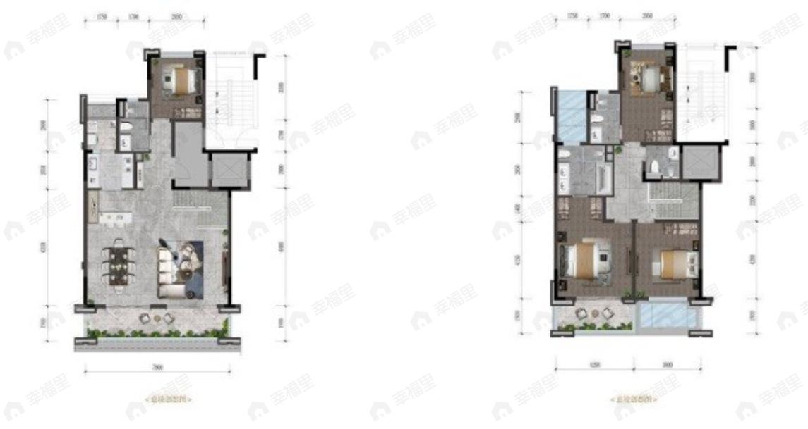 龙湖金地商置璟宸世家4室2厅4卫户型图