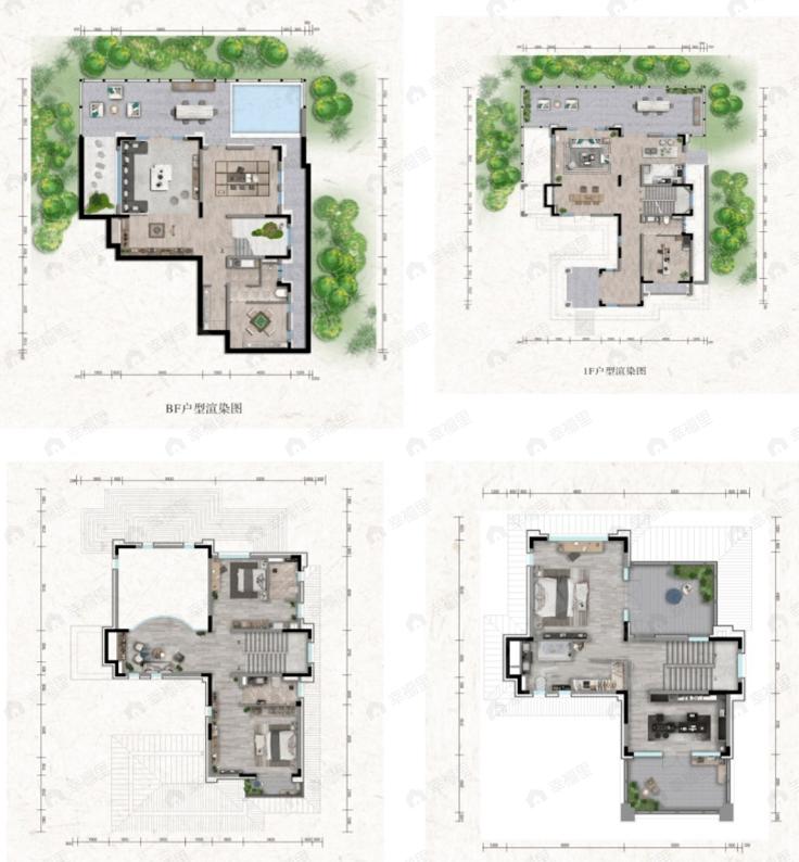 6室7厅5卫建面460平户型图