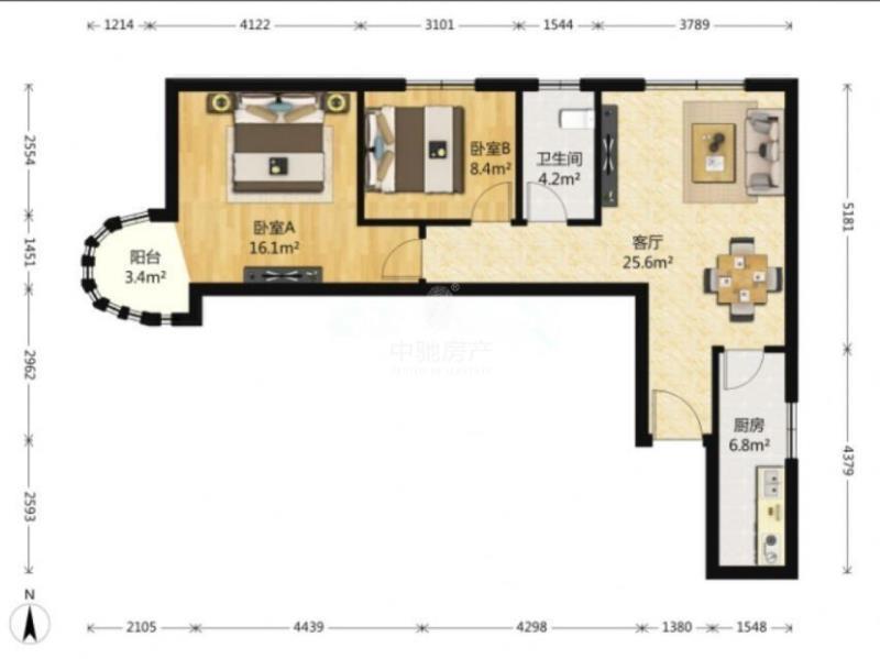 整租·康大风和日丽(小区)