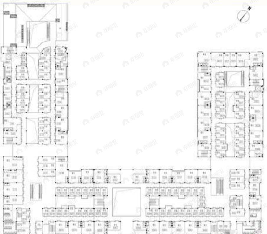 嘉天下休闲广场1室户型图