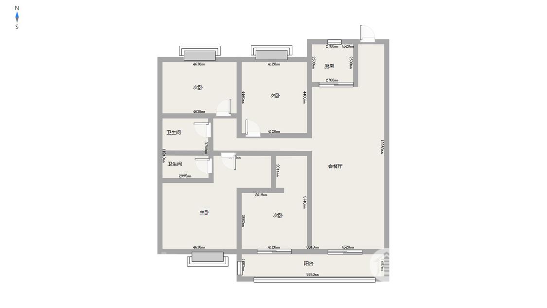 整租·碧桂园中南双玺