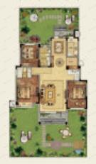 3室2厅2卫建面139平南|北户型图