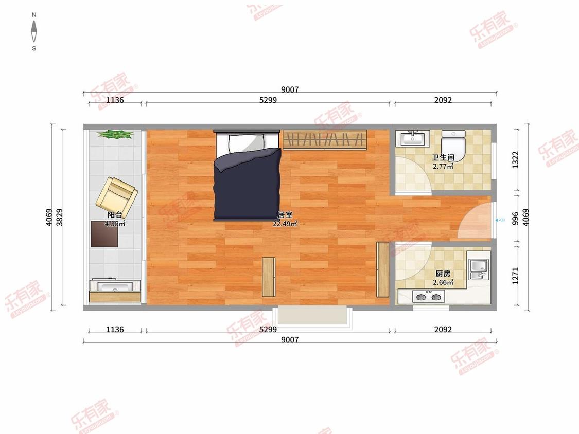 整租·大地花园