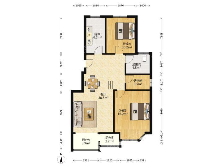 整租·荣盛阿尔卡迪亚