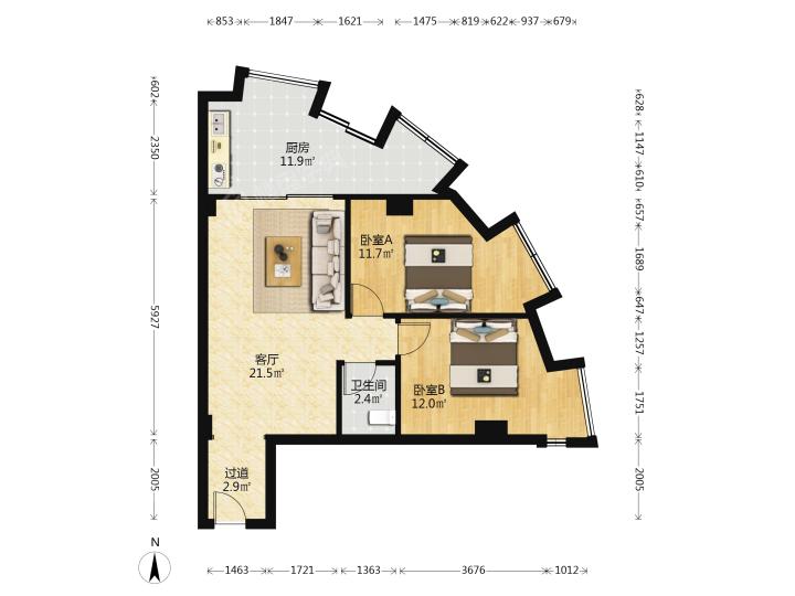 整租·湖里大唐世家(一期)