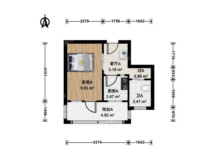 整租·半壁街南路一号院