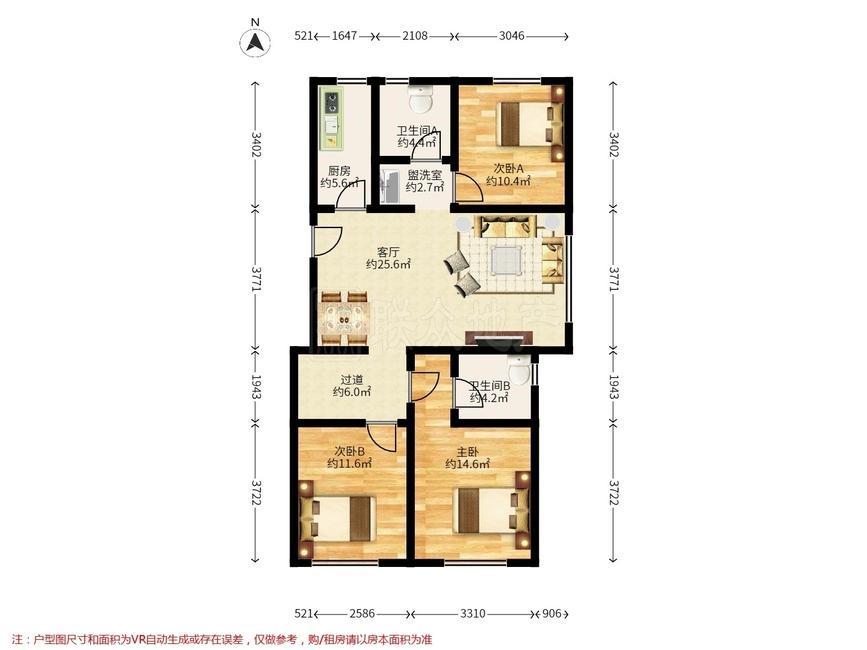 整租·首创美澜湾(F区）