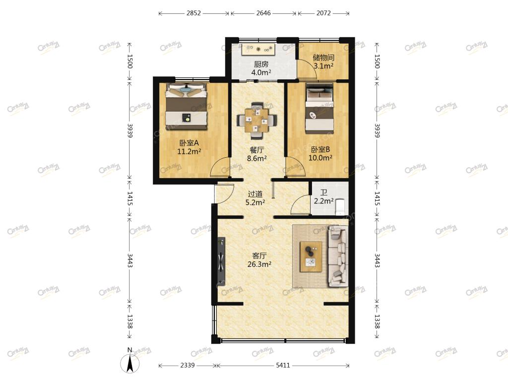 整租·绿景花苑(二期)