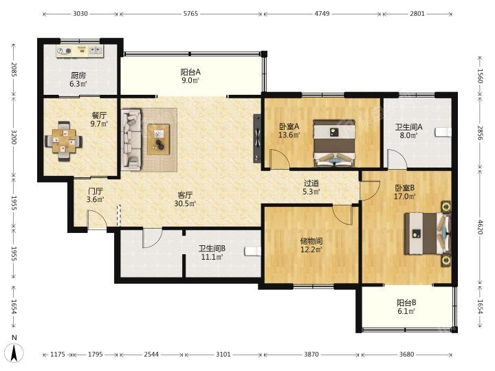 整租·超英长乐家园