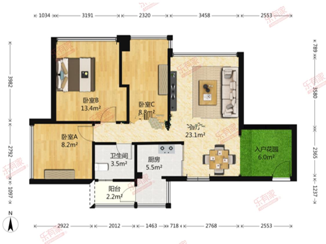 整租·香榭峰景苑
