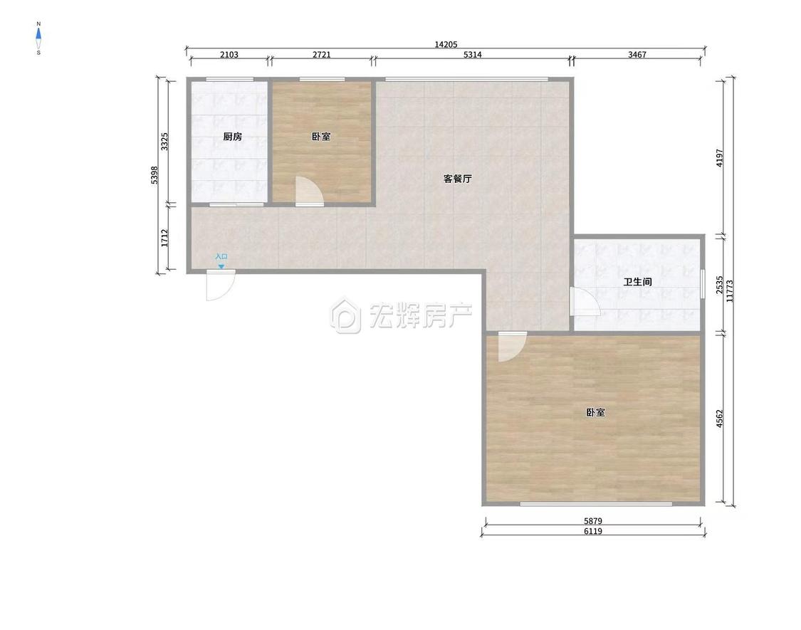 整租·新厦水岸天成