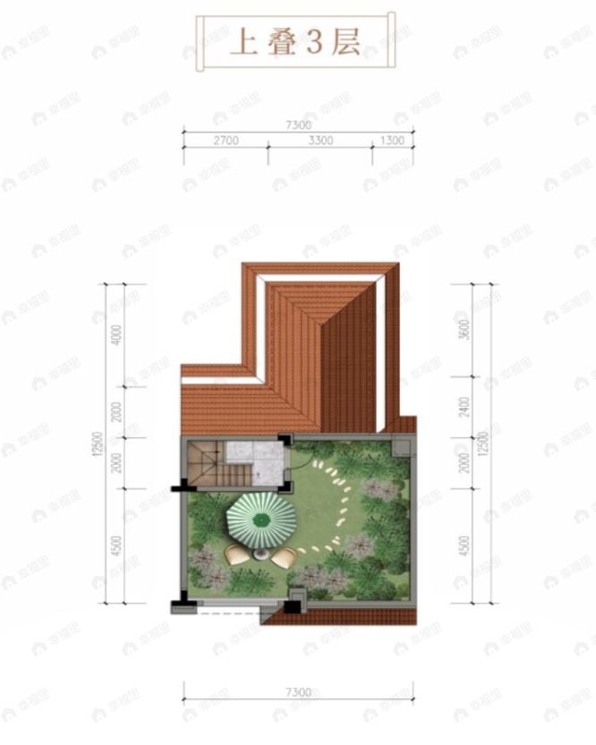 4室2厅3卫建面139平户型图