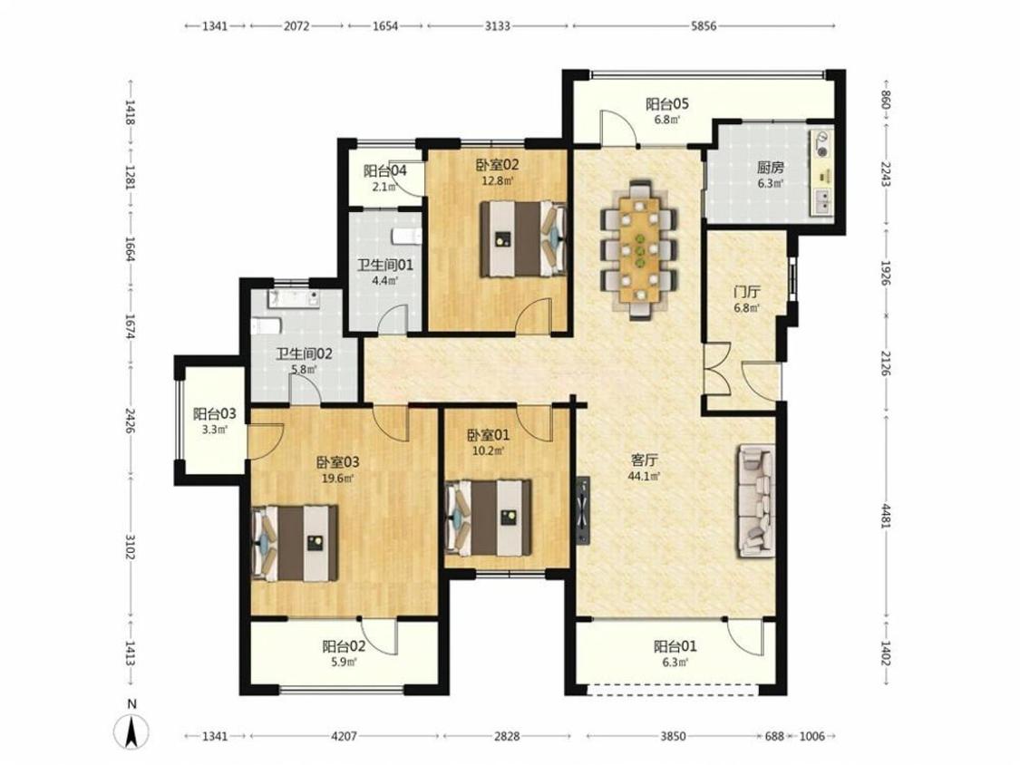 整租·金石明珠