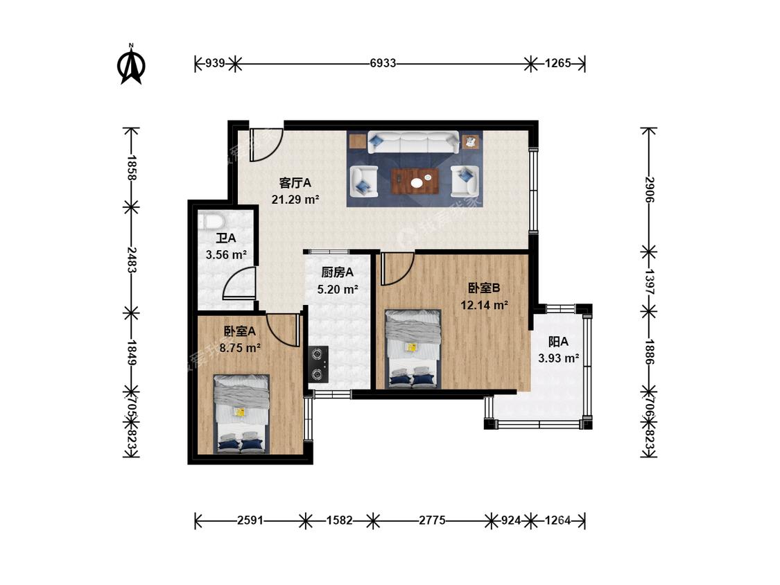 整租·顶秀欣园