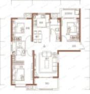 辰宇世纪城3室2厅2卫户型图