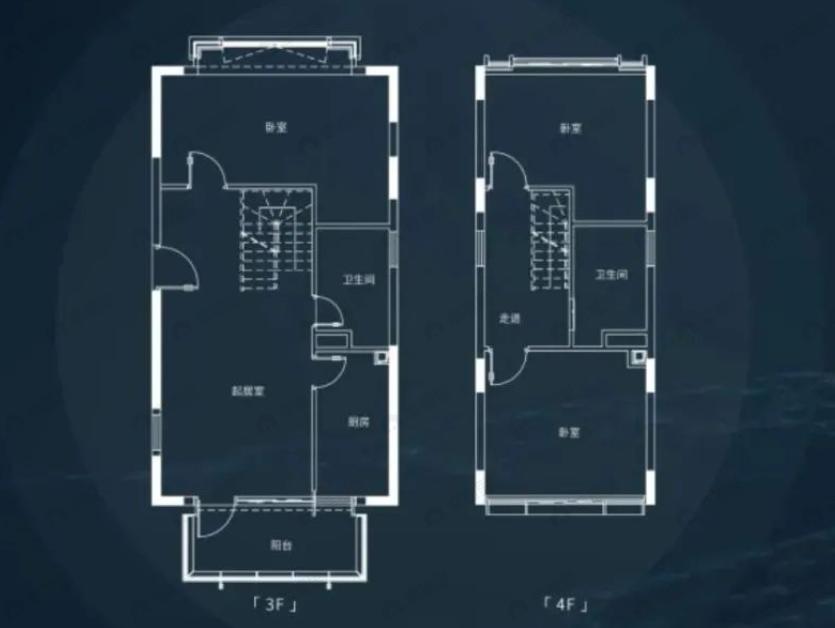 格力公园海德3室2厅2卫户型图