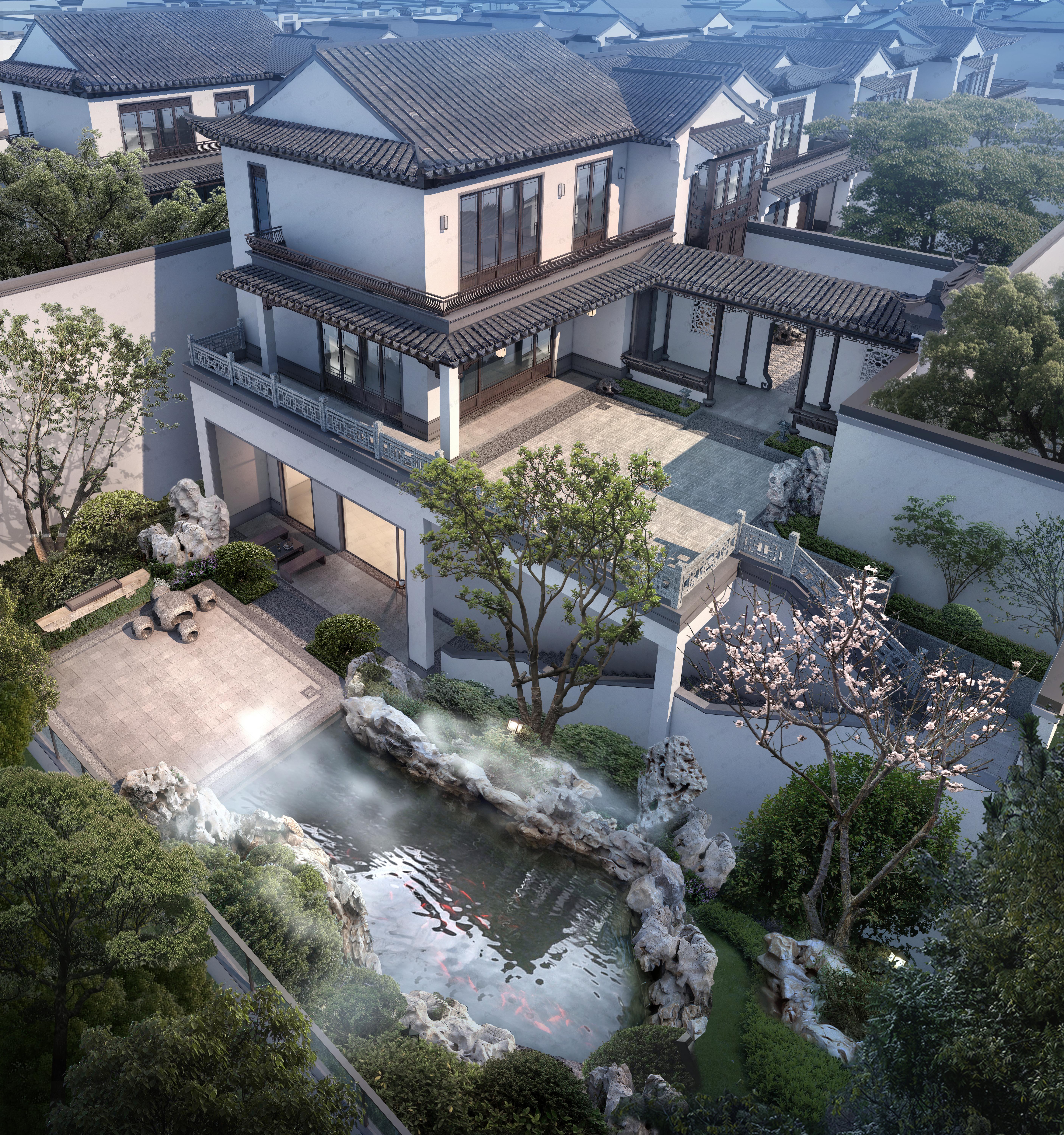 大华春山明月效果图