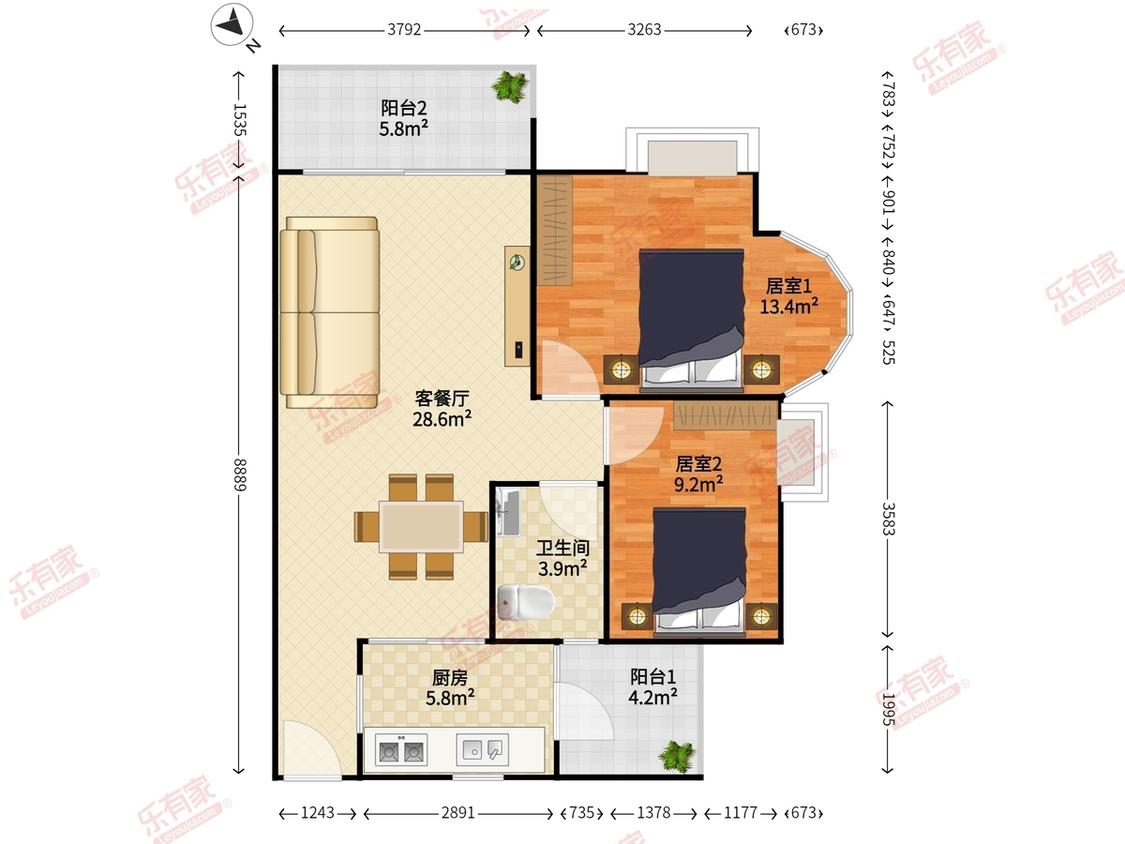 整租·蔚蓝海岸(三期)