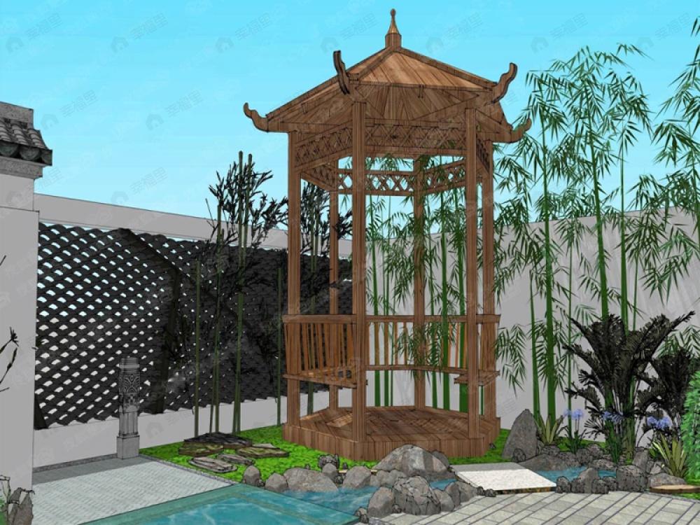 翠湖院子效果图