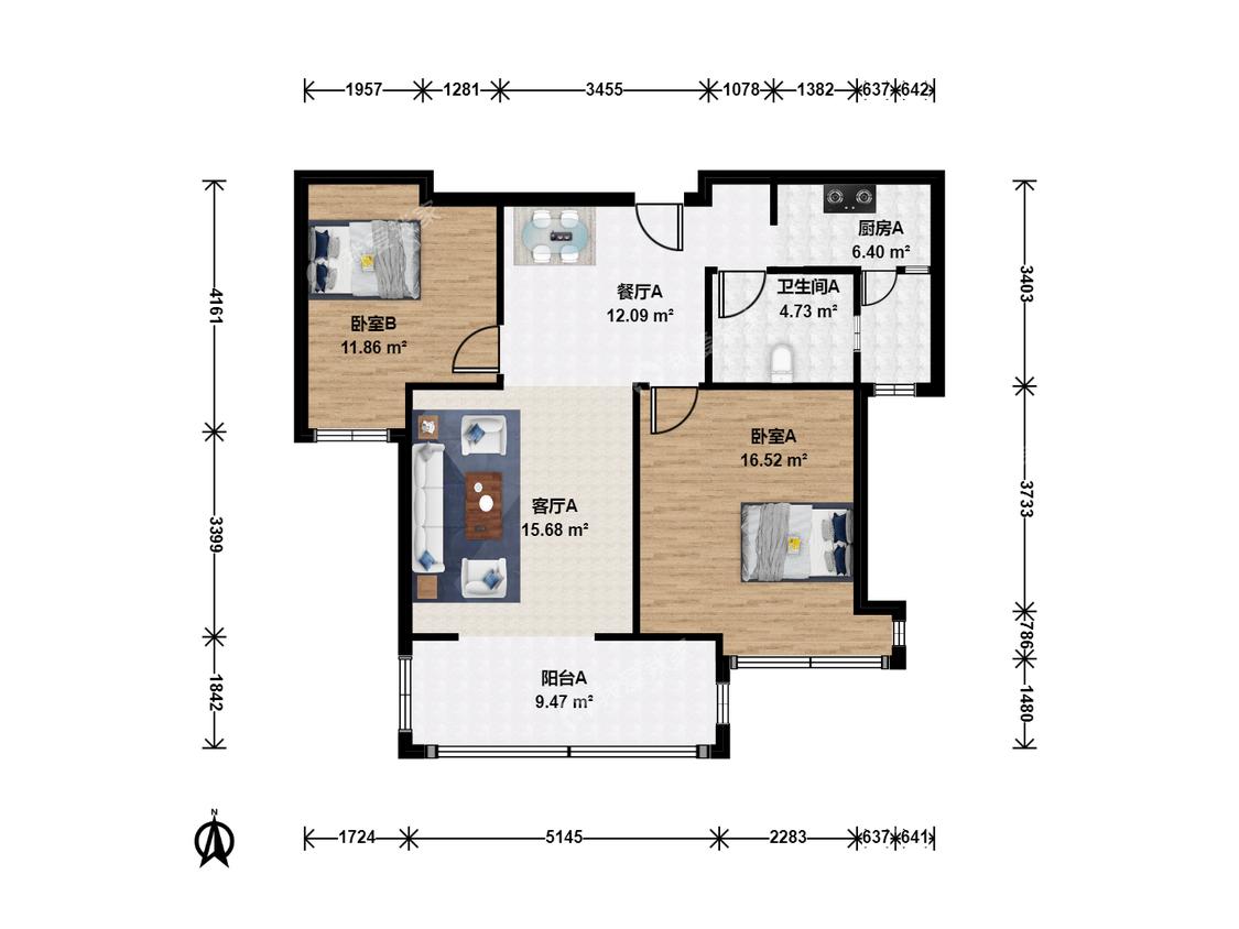 整租·绿地东上海海富城市花园(三期)