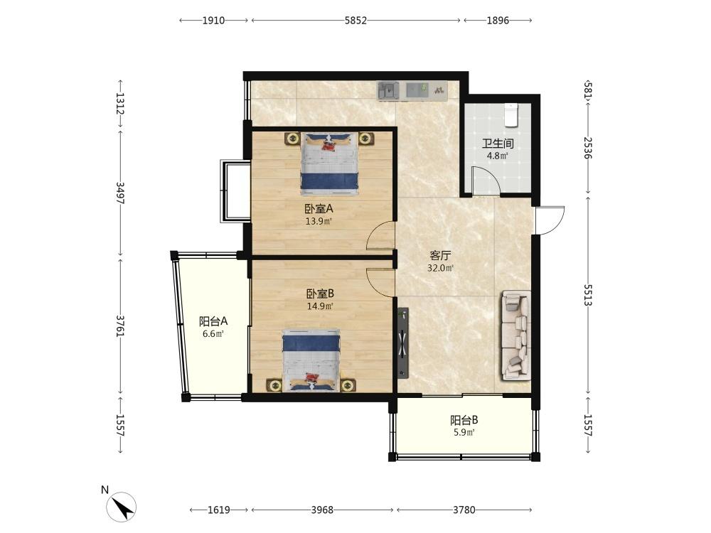 整租·昌达新世纪花园