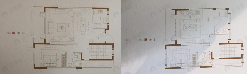 3室2厅3卫建面166平北|南户型图