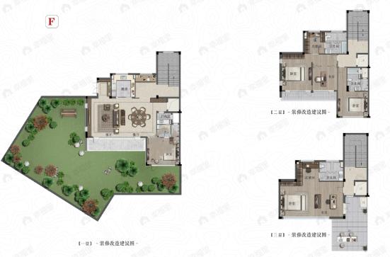 5室2厅5卫建面364平户型图