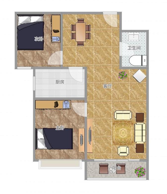 整租·K2海棠湾(一二期)