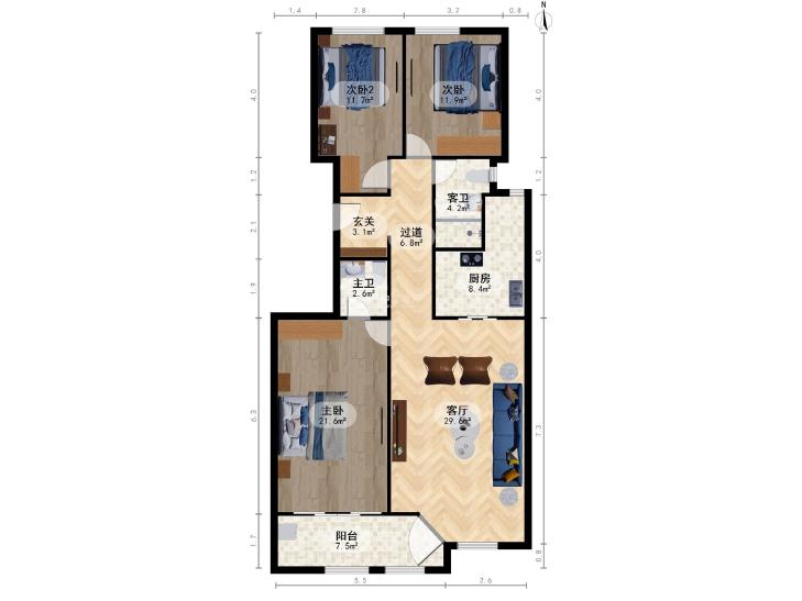 整租·恒盛欧洲公馆