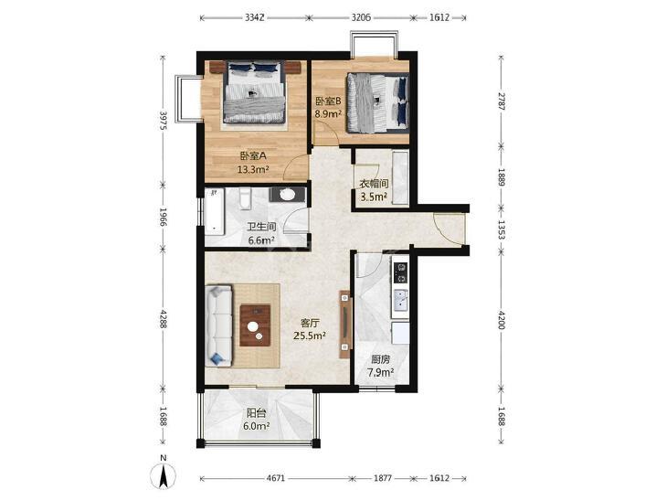 整租·马甸经典家园