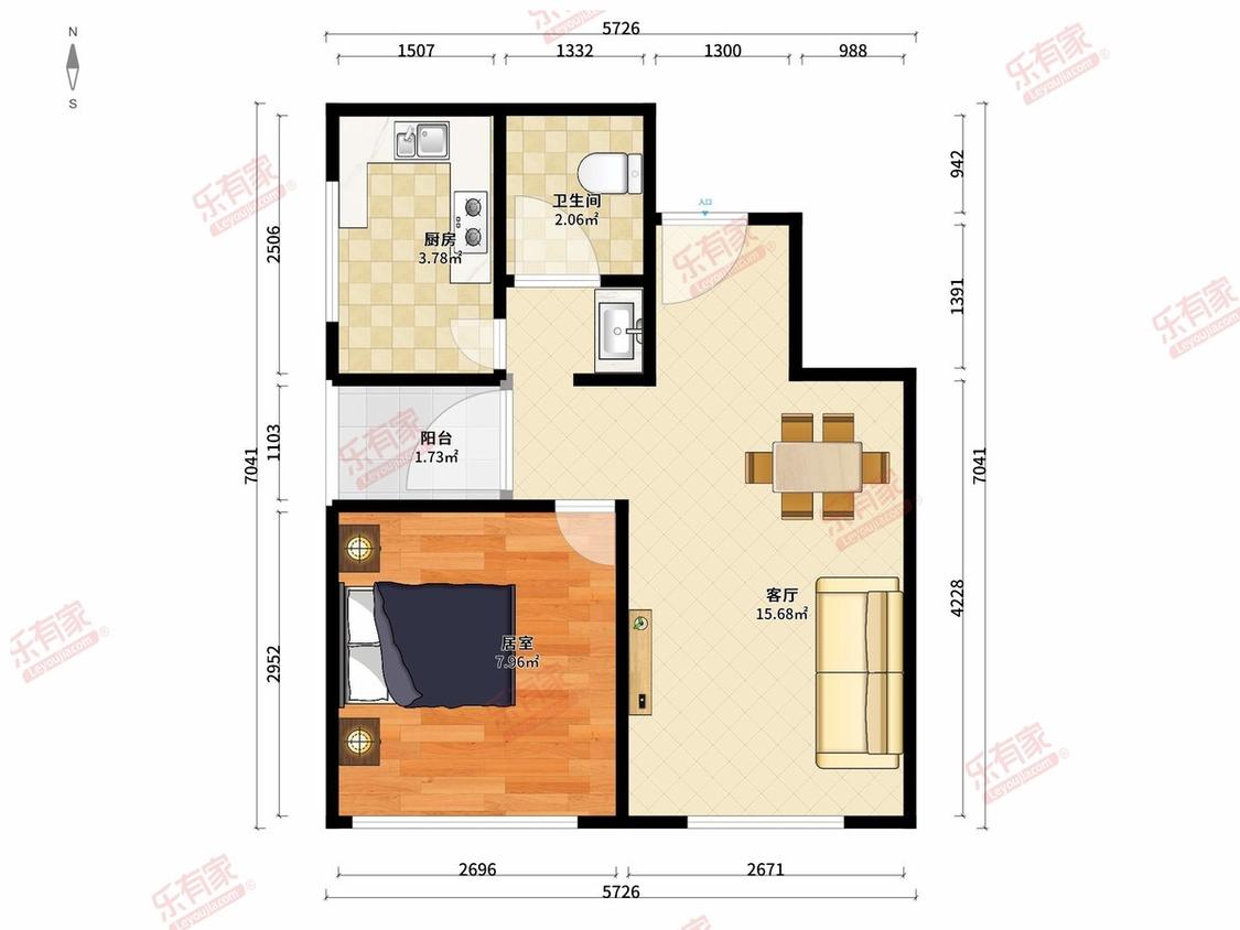 整租·华盛峰荟名庭