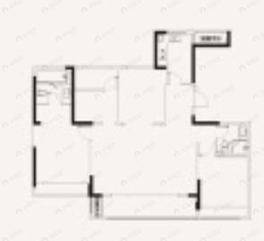 时代瓯海壹品4室2厅2卫户型图