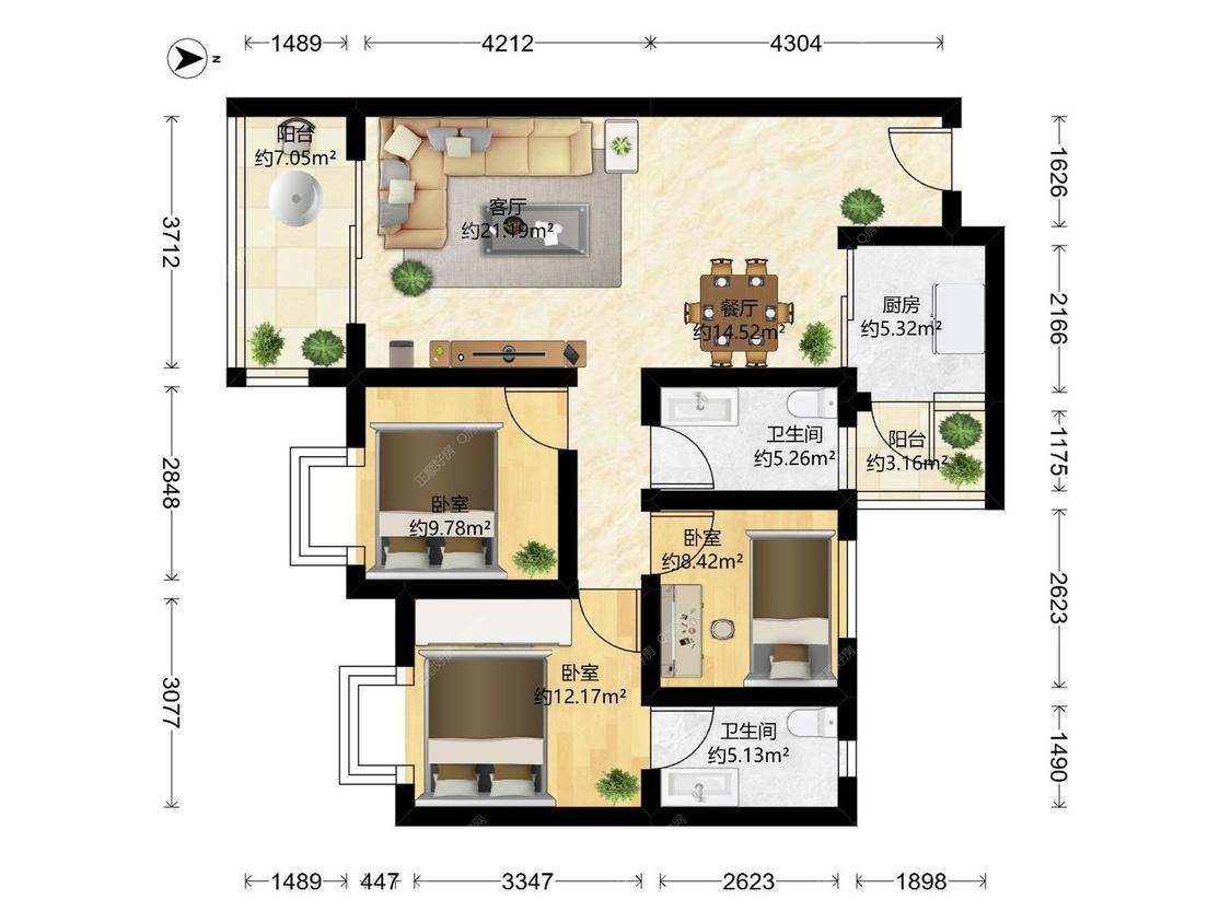 整租·棕榈假日