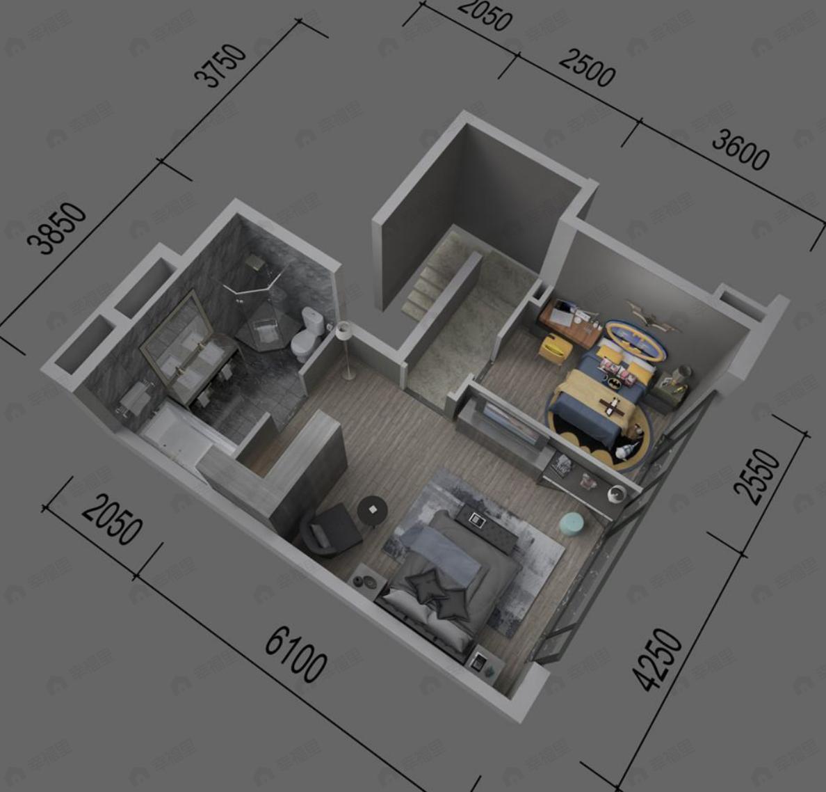 保利和光晨樾4室2厅3卫户型图