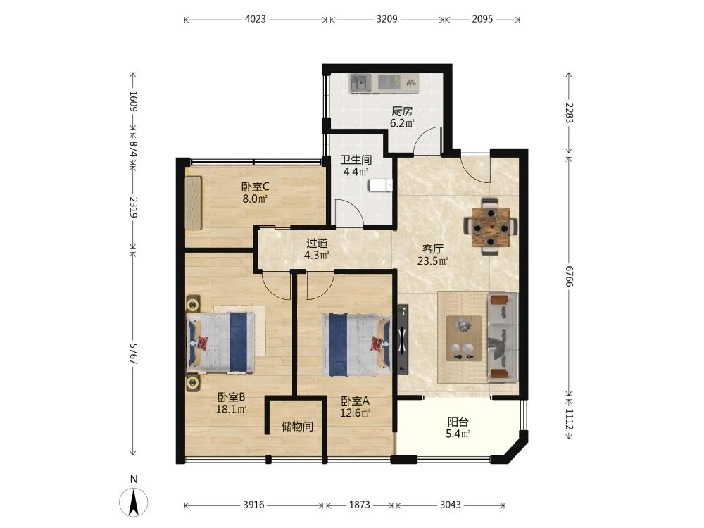 整租·金地湖城艺境