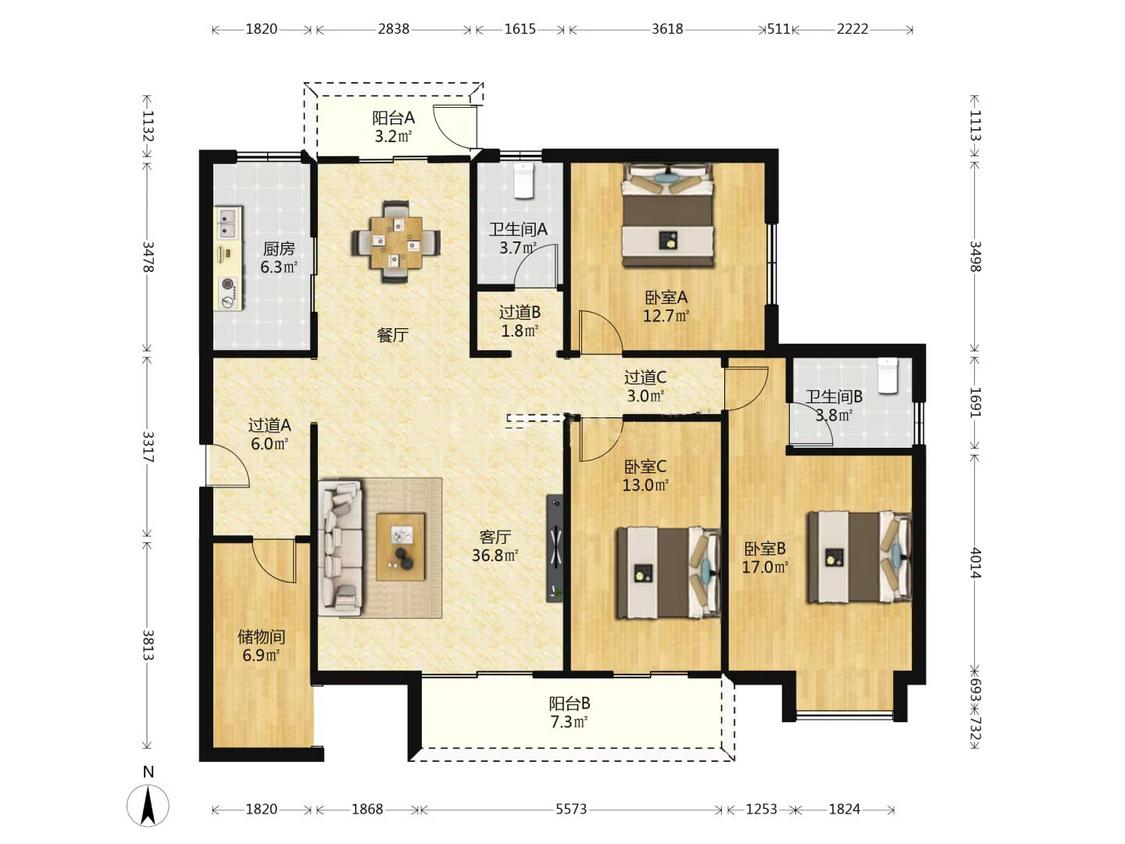 整租·中央公园城