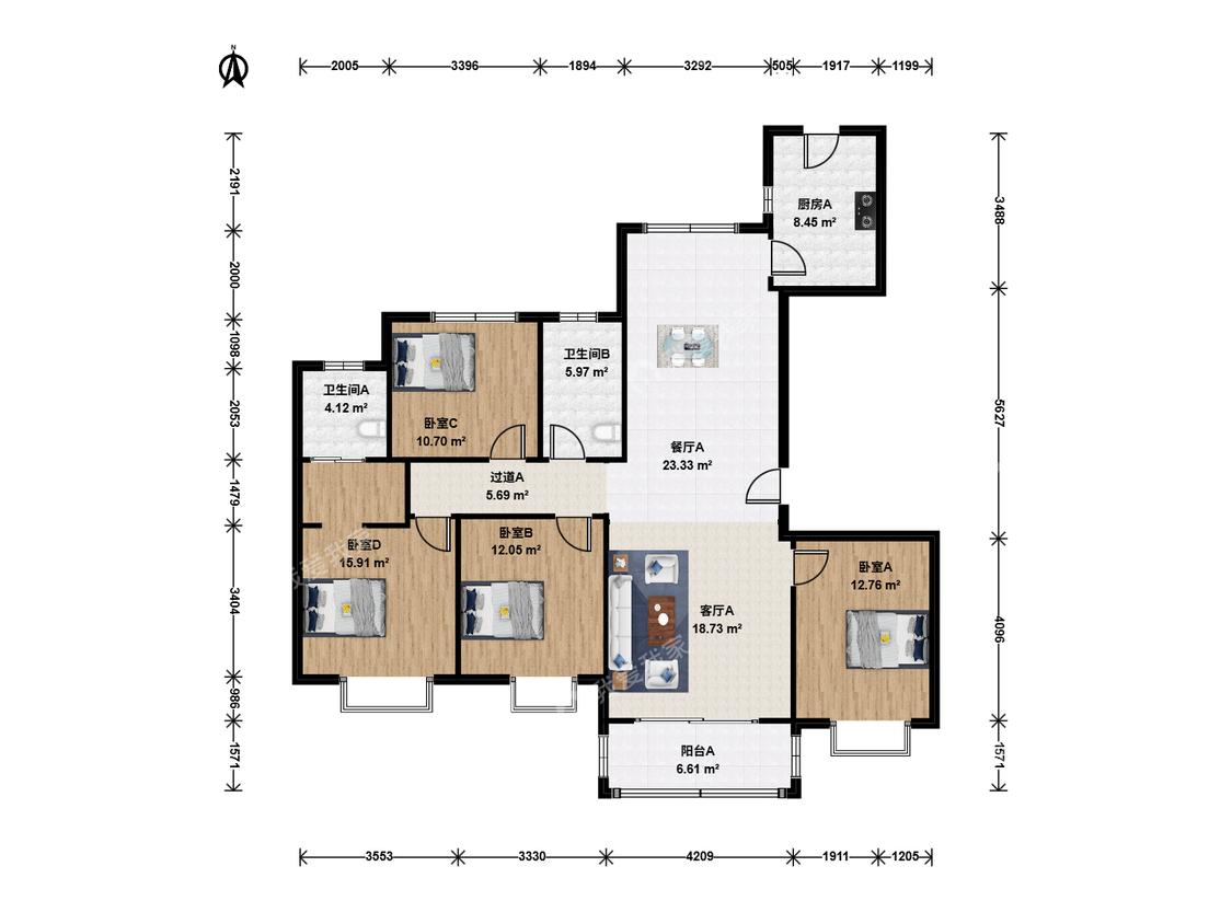 整租·旭辉铂悦秦淮